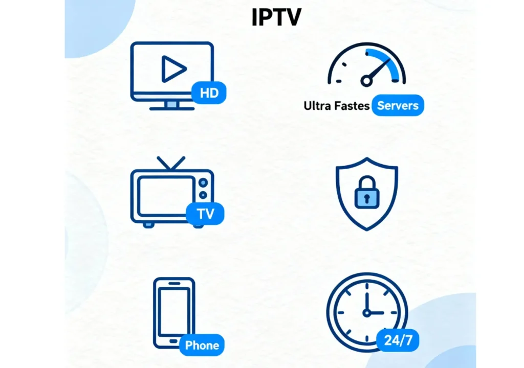 Shack TV key features icons